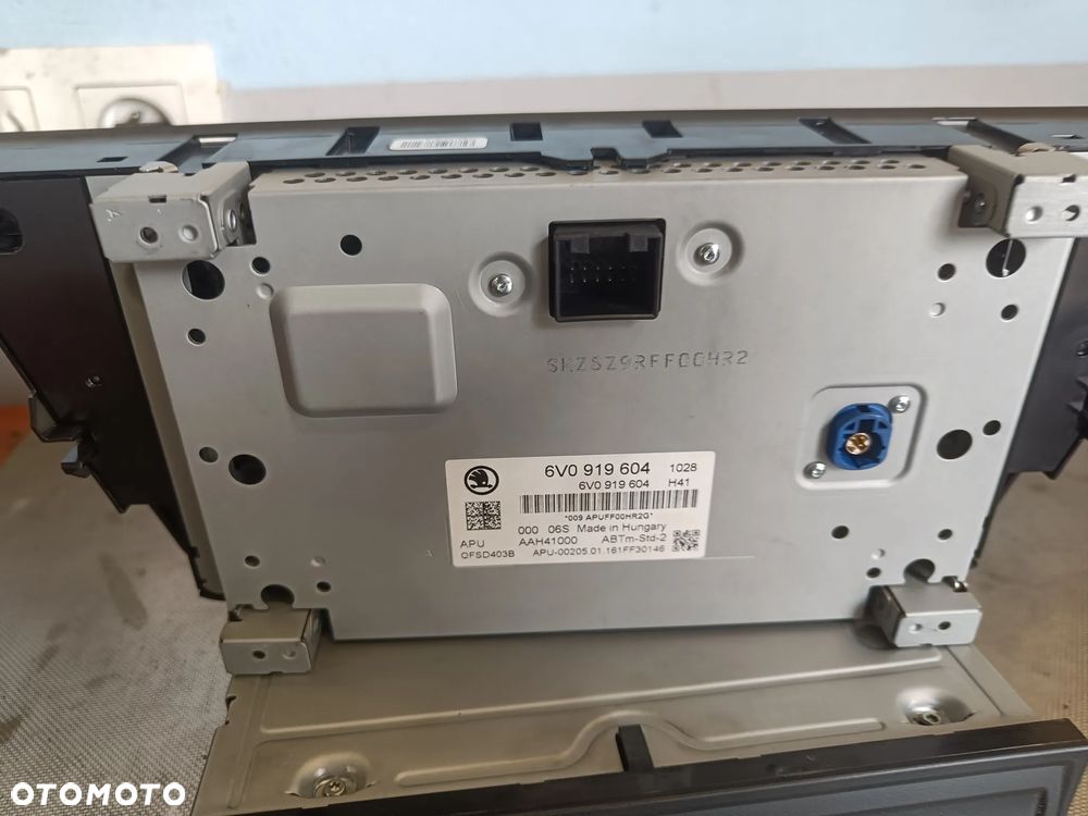 Radio Skoda Fabia 3 III Wyświetlacz Jednostka Czytnik 5Q0035842A 6V0919604 - 7