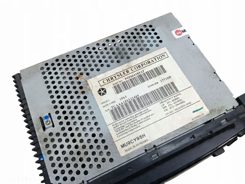 RADIO CHRYSLER 300M (1998-2004) 3.5 V6 252KM P05064385AF, P56038659AE - 6