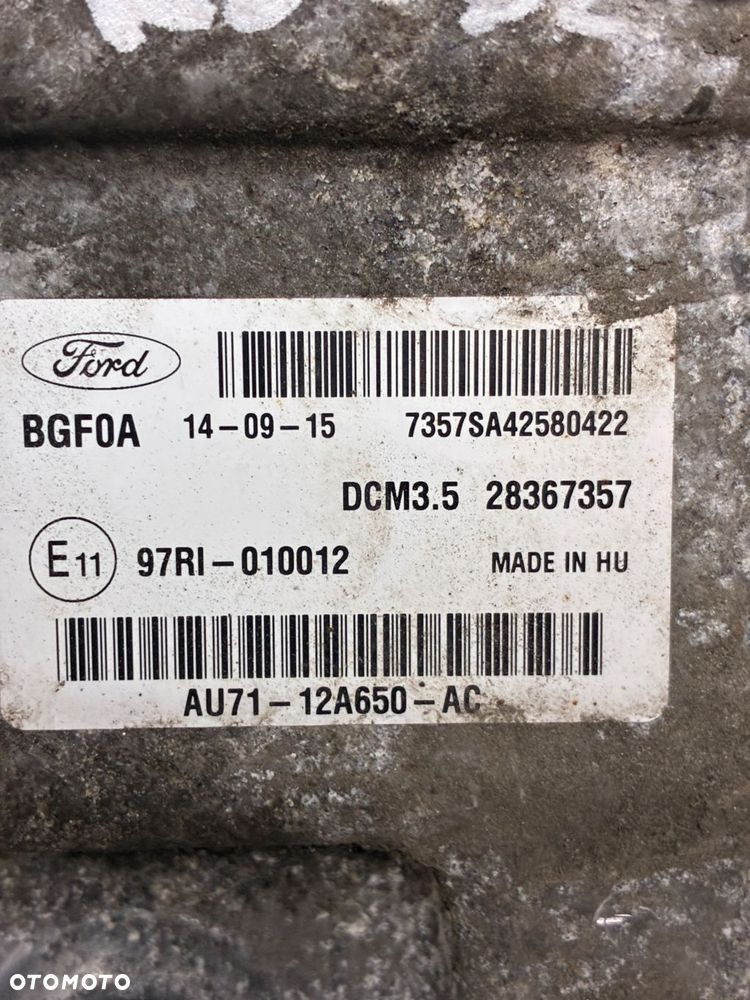 FORD KOMPUTER  STEROWNIK  SILNIKA ECU AU71-12A650-AC - 3