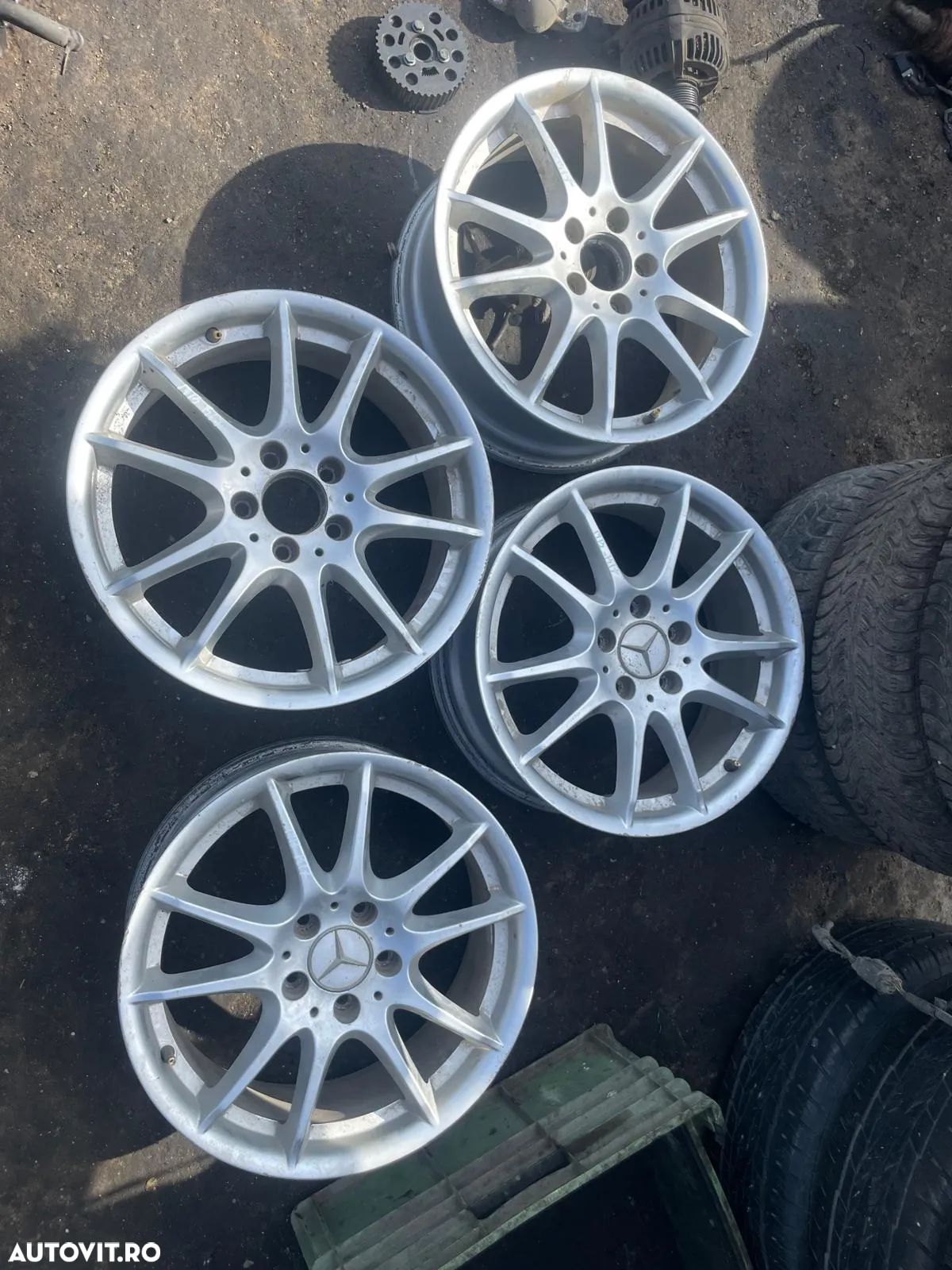 Set 4 jante aliaj R17 Mercedes C-Class E-Class 2006 - 1