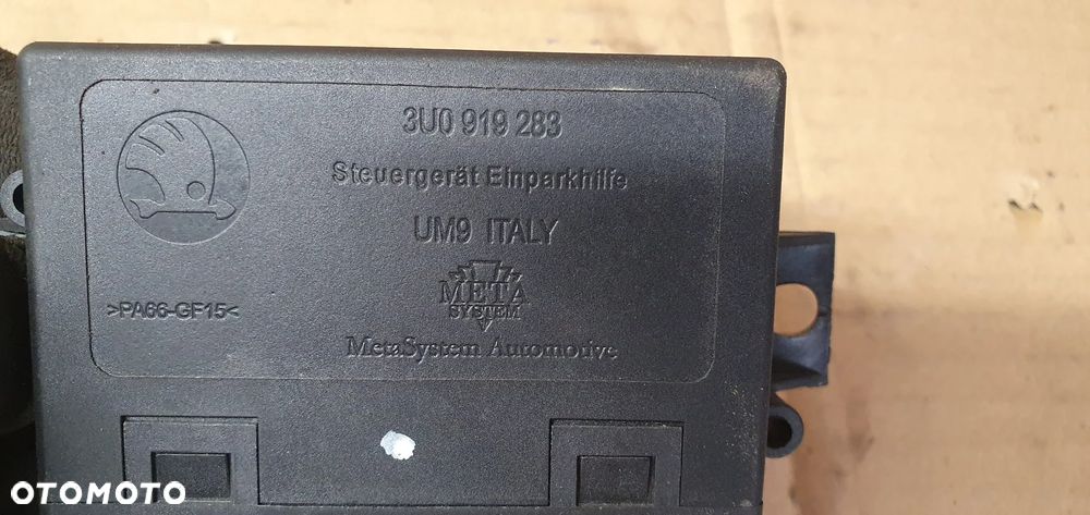 Moduł sterownik parkowania PDC Skoda Superb 3U0919283 - 4