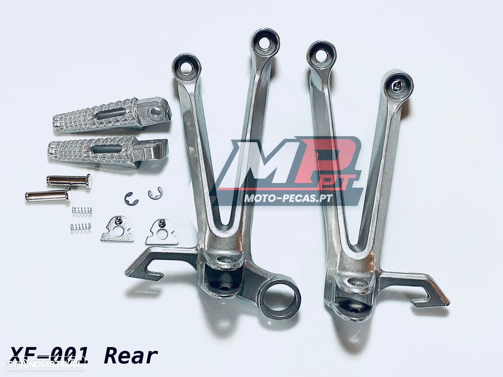 suporte pousa pes completo traseiro suzuki gsx-r 1000 05-06 - 1