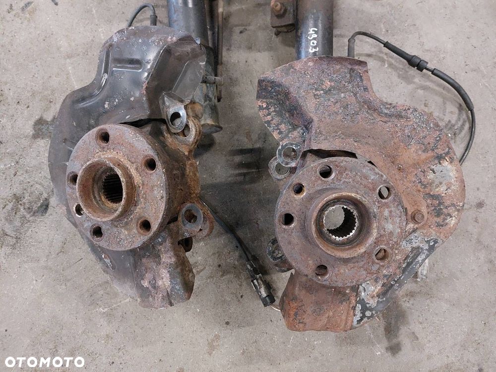 AMORTYZATOR SPRĘŻYNA ZWROTNICA LEWY PRZÓD + PRAWY PRZÓD PEUGEOT 807 I - 2