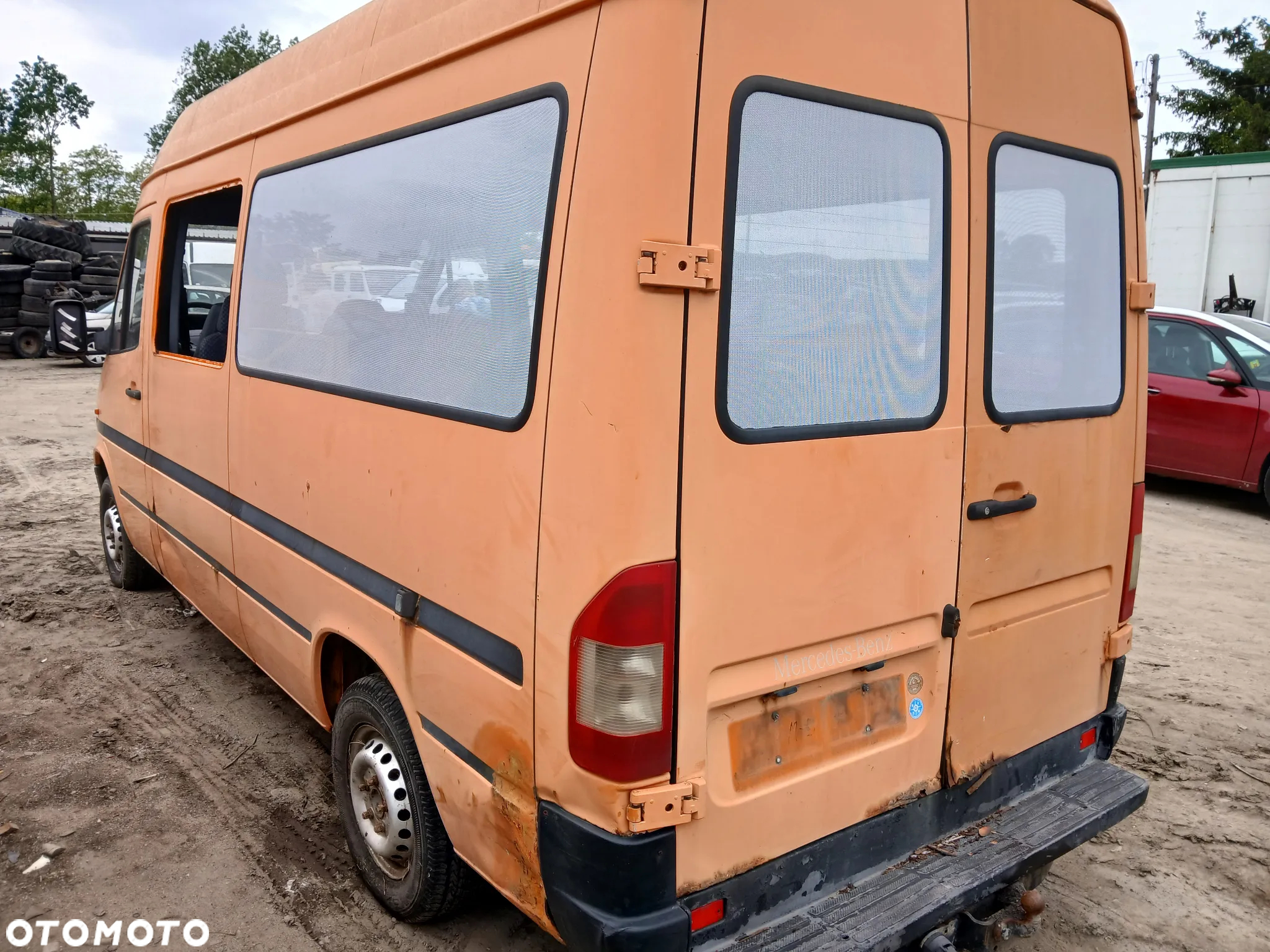 mercedes sprinter 214 2603 maska pokrywa silnika klapa bagażnika zderzak lampa reflektor pas przedni - 4