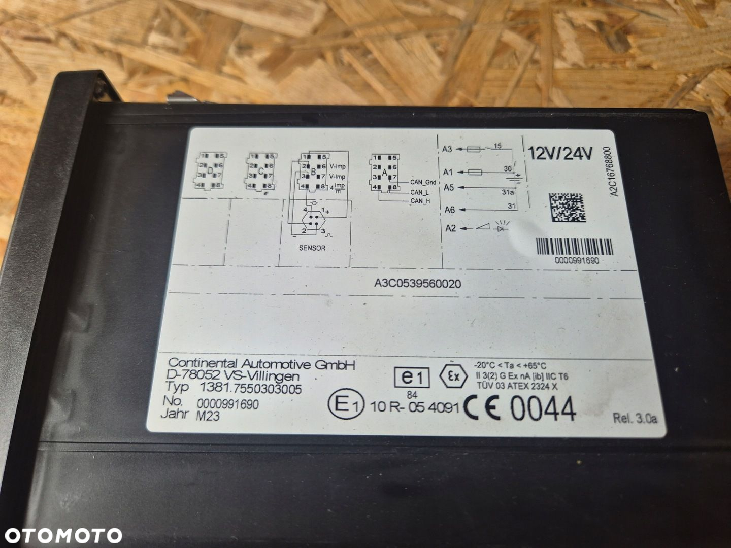 TACHOGRAF Z ADR REL3.0 2023 ROK DAF XF 106 , CF , LF EURO 6 - 2