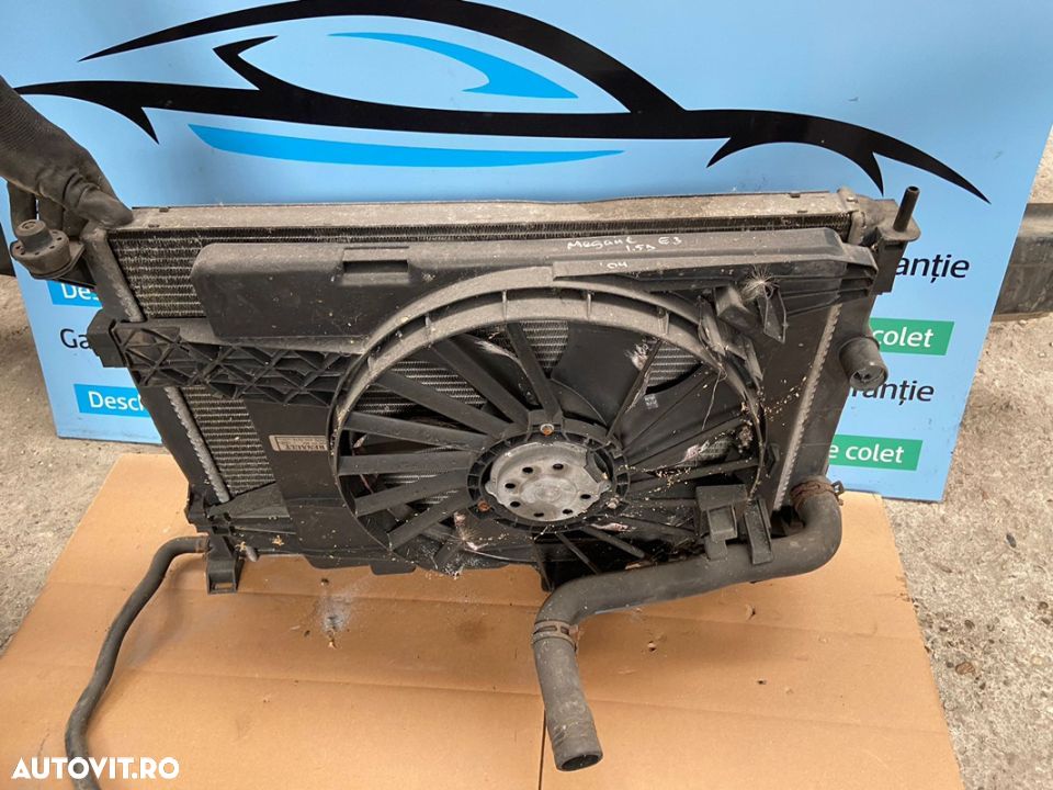 Radiator apa clima electroventilator Megan 2 1.5 dCi 2005 300 ron setul - 1