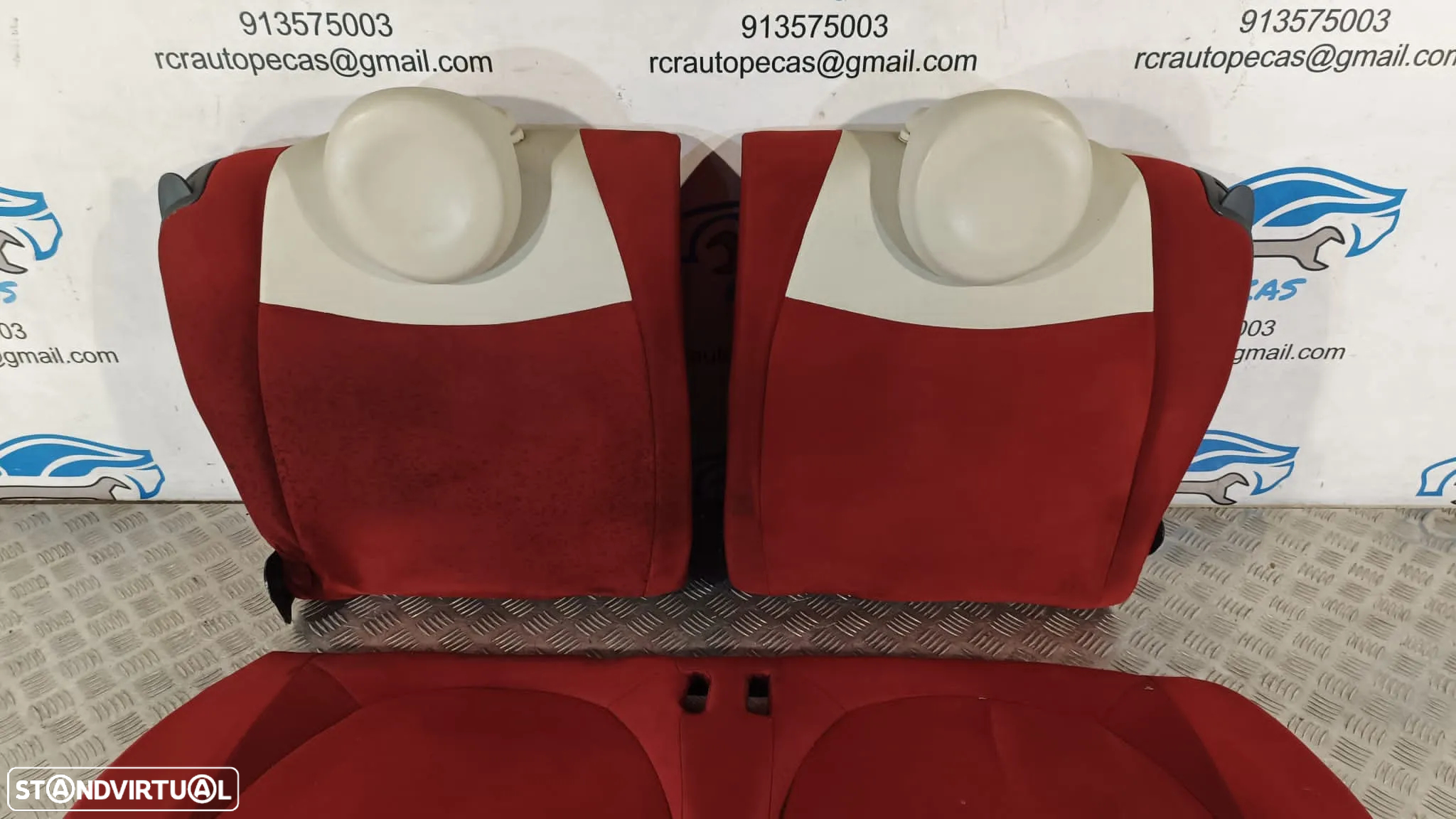 BANCOS FIAT 500 312 TECIDO QUARTELAS - 13