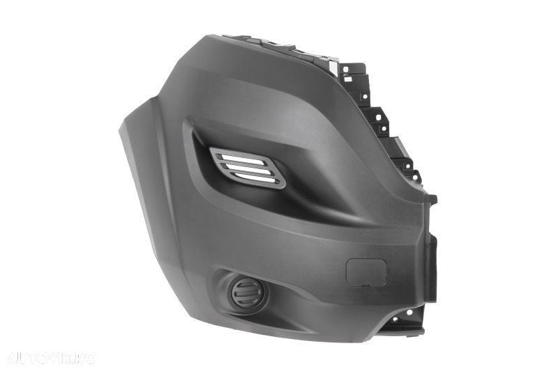 Parte laterala bara, colt lateral flaps fata, dreapta Citroen Jumper, 06.2014-, Fiat Ducato, 06.2014-, Peugeot Boxer, 06.2014-, cu primer, Model Scurt, fara suport proiector, fara capac carlig remorcare - 1