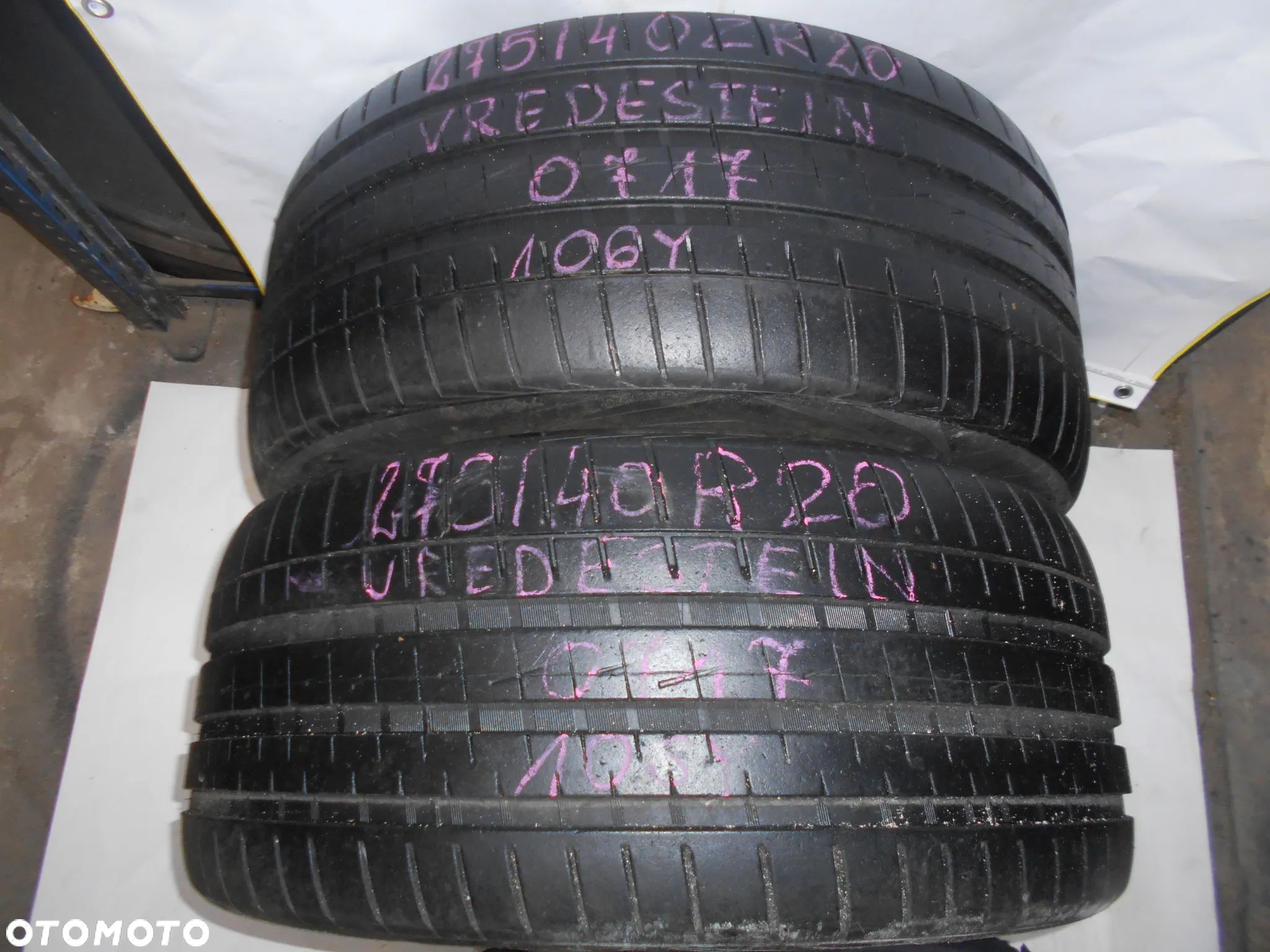 OPONY 275/40R20 VREDESTEIN ULTRAC VORTI DOT 0717 6.7MM - 1
