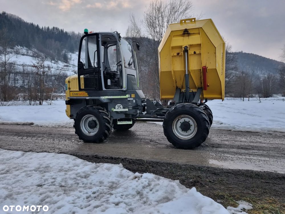 Wacker Neuson DW60 Wozidło 4x4 6 ton OBROTOWA koleba 1500mtg 2018 rok jak nowe z salonu PERKINS turbo silnik. Z Norwegii. Pełne sterowanie dżojstik REWERS HYDROSTATIC Ogrzewana Kabina Opony zero zużycia. Aktualna DEKRA. Kamera tył i Przód! Zero luzów i wycieków. Paka jak Nowa bez rys! - 10