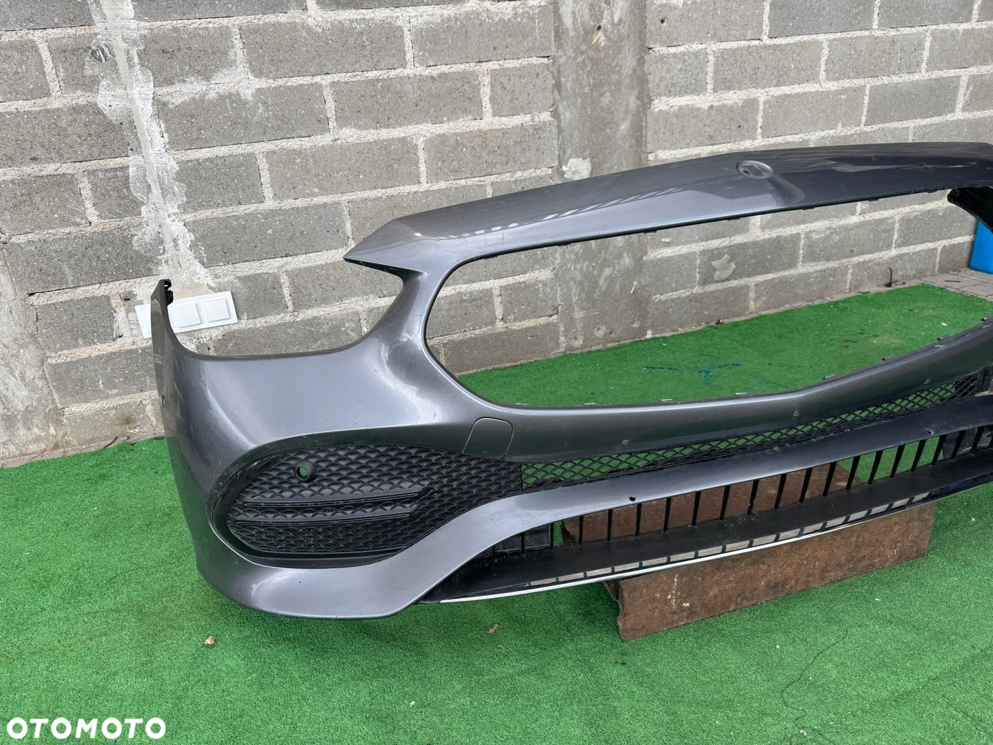 MERCEDES C KLASA W206 A206 ZWYKŁY ZDERZAK PRZEDNI ORG EU - 3