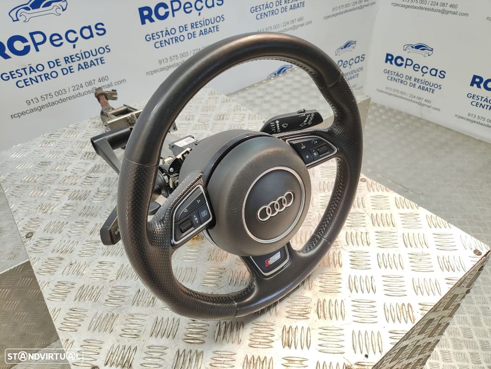 Volante Completo Em Pele Perfurada Audi A1 8X S-Line SLine - 6