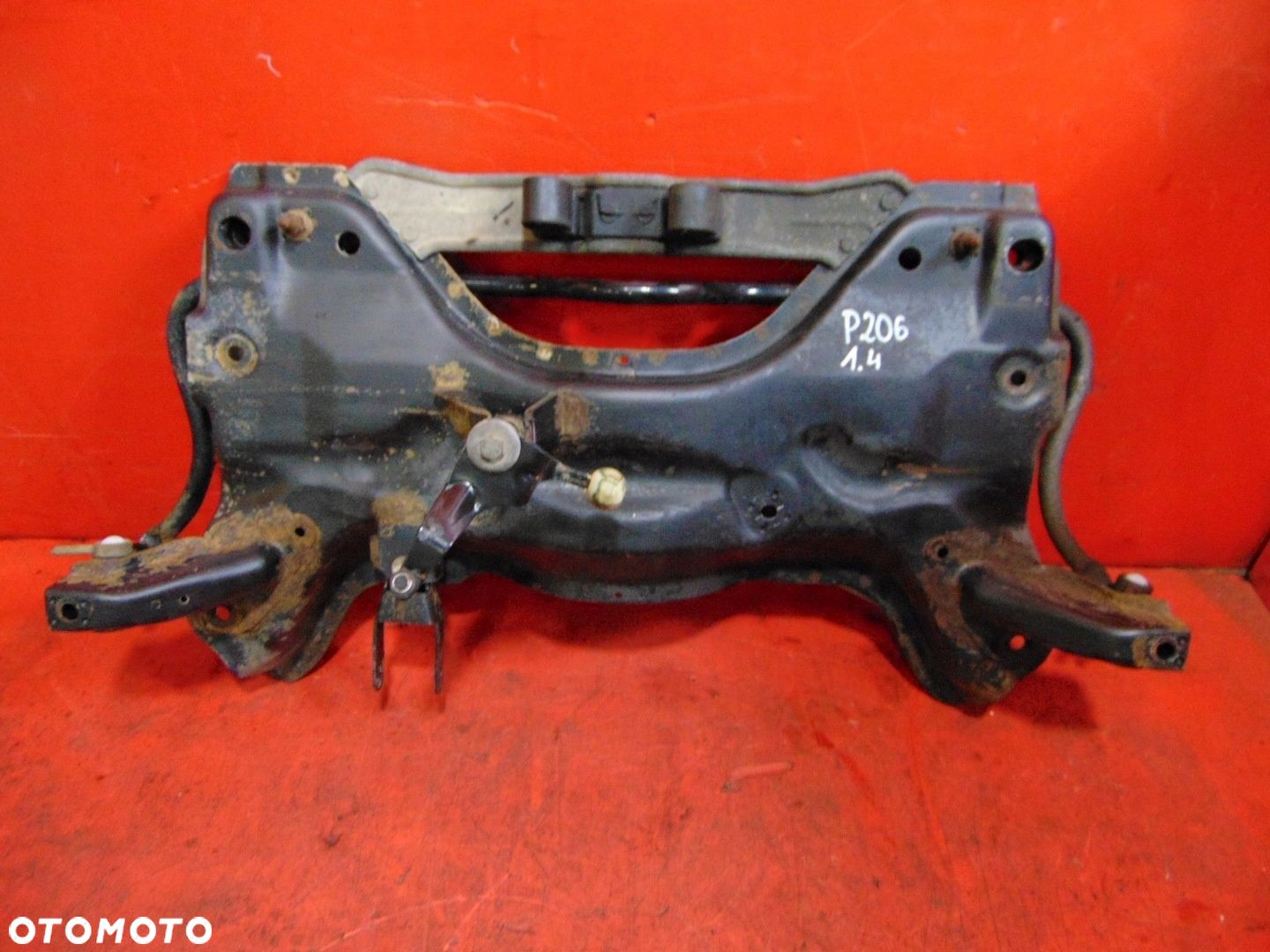 PEUGEOT 206 SANKI WÓZEK KOŁYSKA TRAWERS PRZÓD PRZEDNI - 1