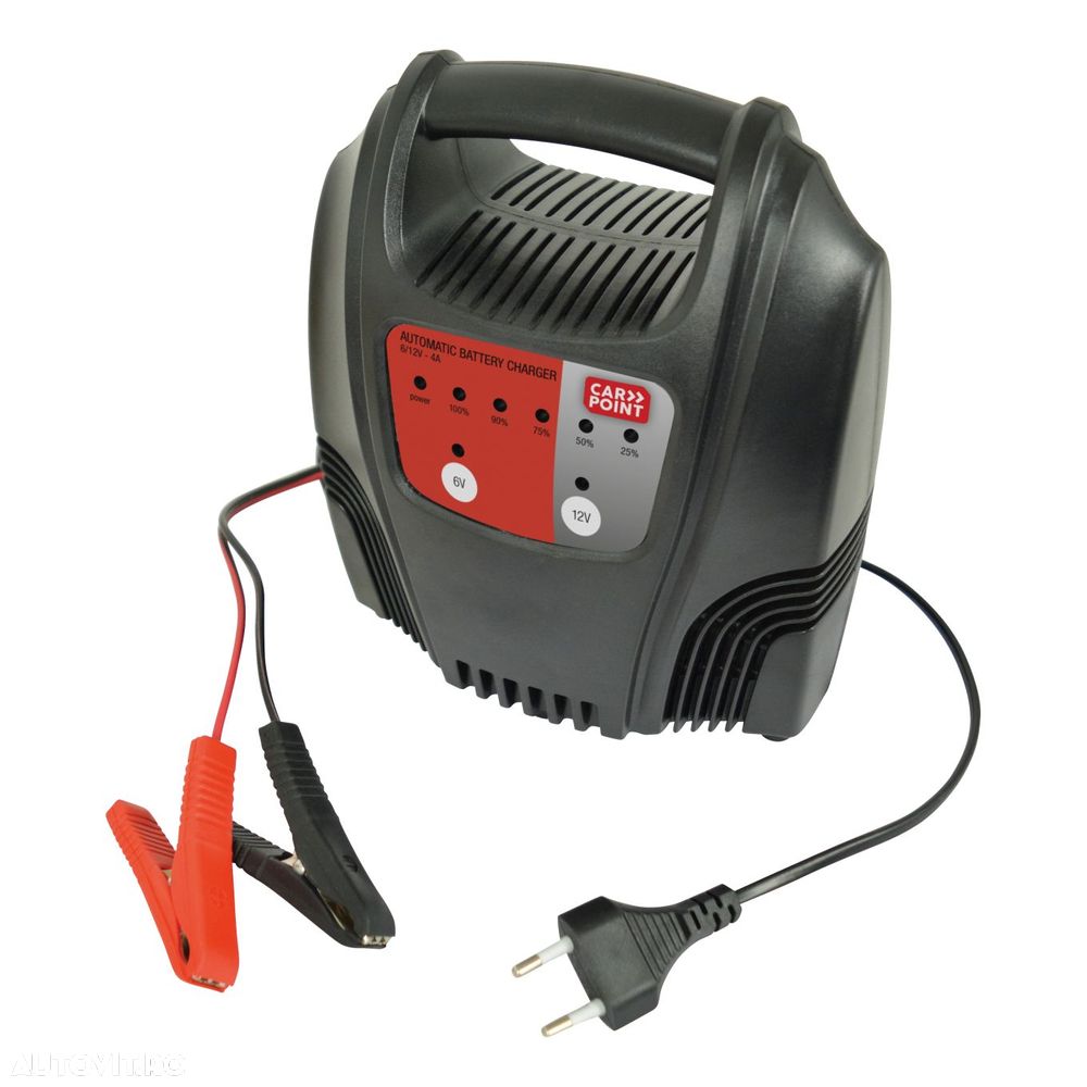 Incarcator acumulator auto Carpoint 12V 4A redresor cu led de incarcare a bateriei - 4