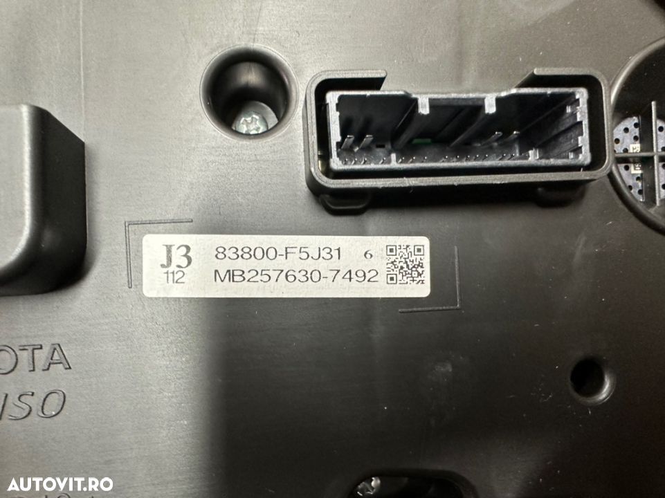 Kilometraj ceasuri bord TOYOTA YARIS 4 an dupa 2020 cod 83800-F5J31 - 5