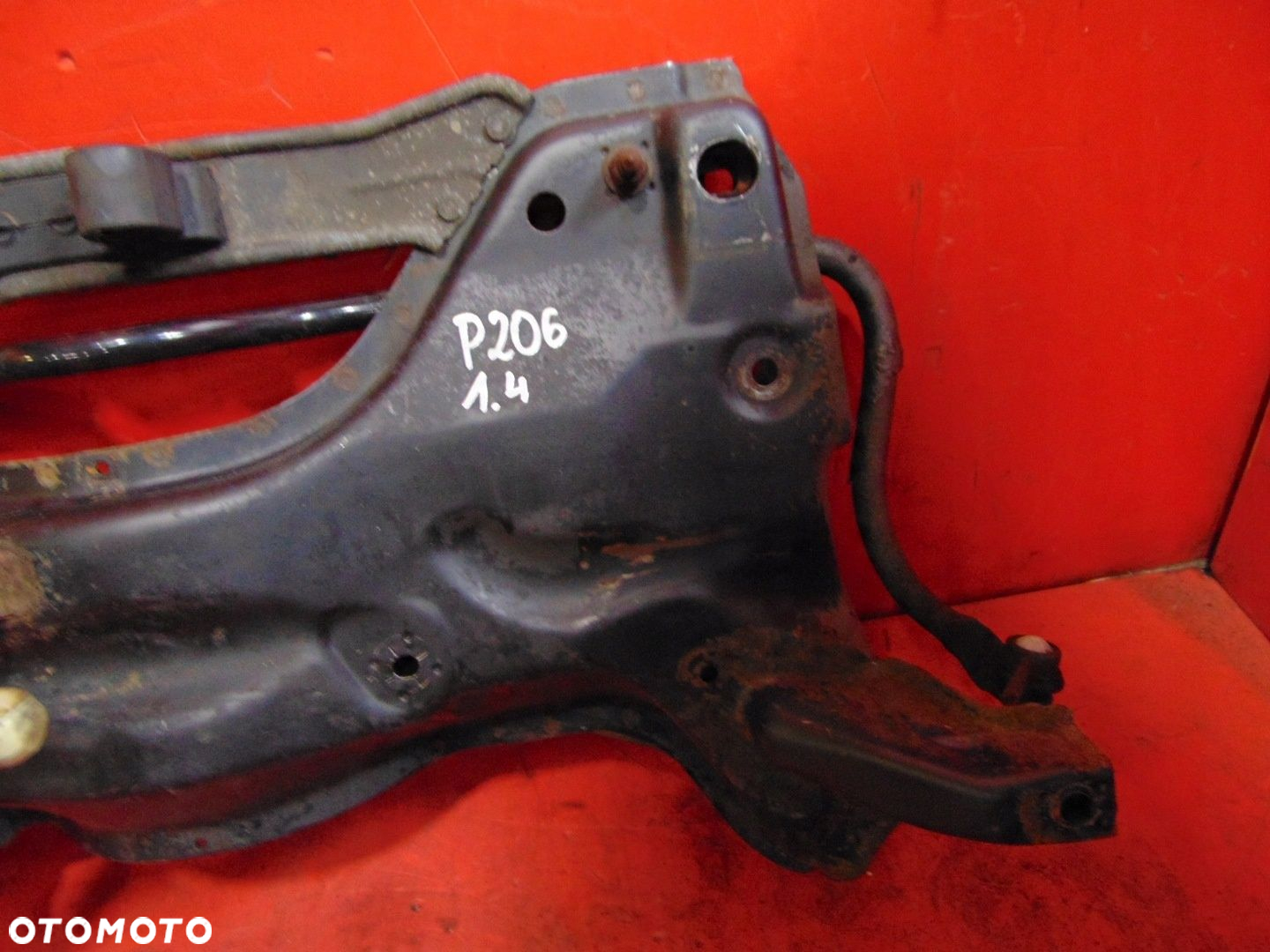 PEUGEOT 206 SANKI WÓZEK KOŁYSKA TRAWERS PRZÓD PRZEDNI - 3