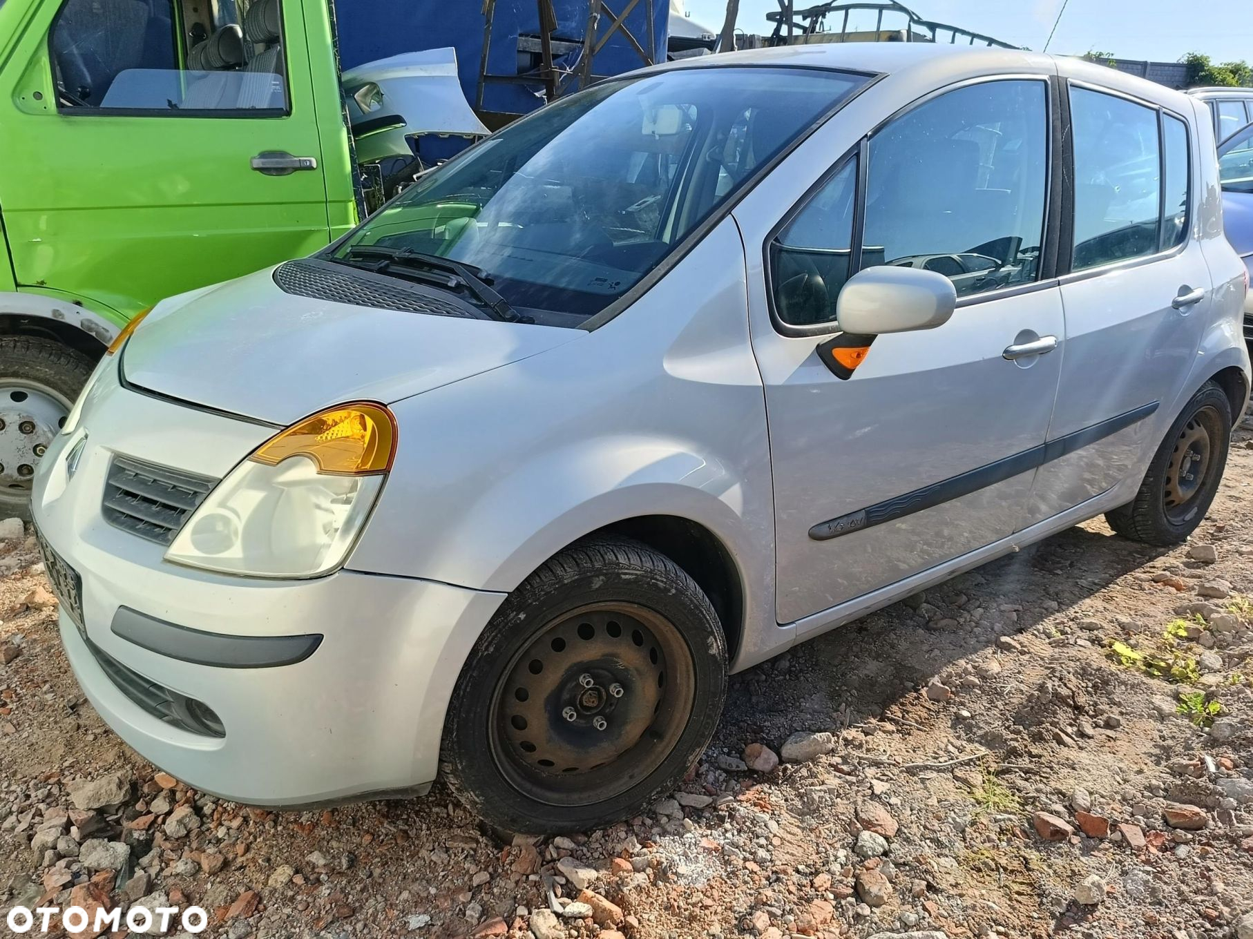 Renault Modus 04-08 DRZWI LEWE PRZEDNIE PRZÓD kod lakieru MV632 - 7