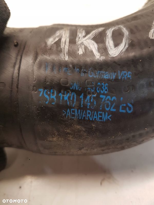 RURA WĄŻ INTERCOOLERA AUDI VW SKODA 1K0145762ES 5N0145838 ORYGINAŁ ! - 4