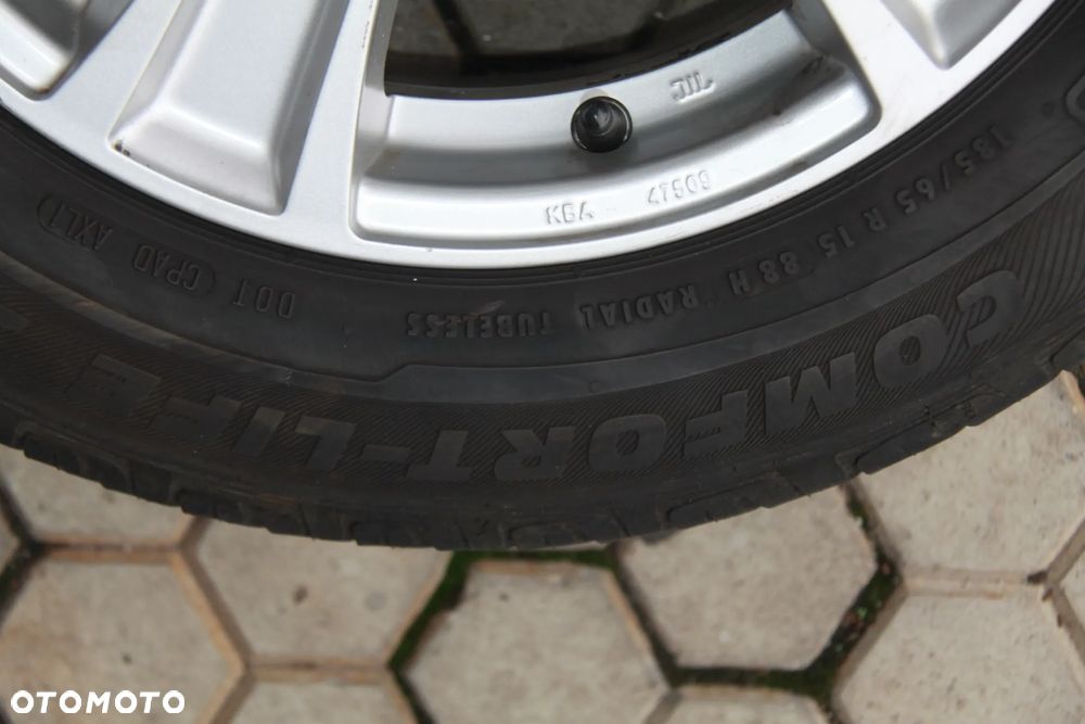 Koła Alufelgi  Mercedes A , B  Klasa 6,5 x15 , 5x112 ET 38 . 185 /65 R 15 - 12