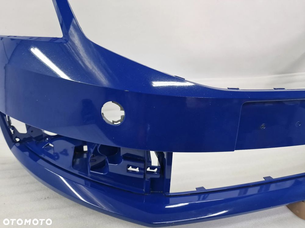 SKODA OCTAVIA III LIFT 5E0 16- ZDERZAK PRZEDNI PRZÓD , NIEBIESKI NIE METALIK , NR 5E0807221N , NR AUKCJI NZ818 - 6