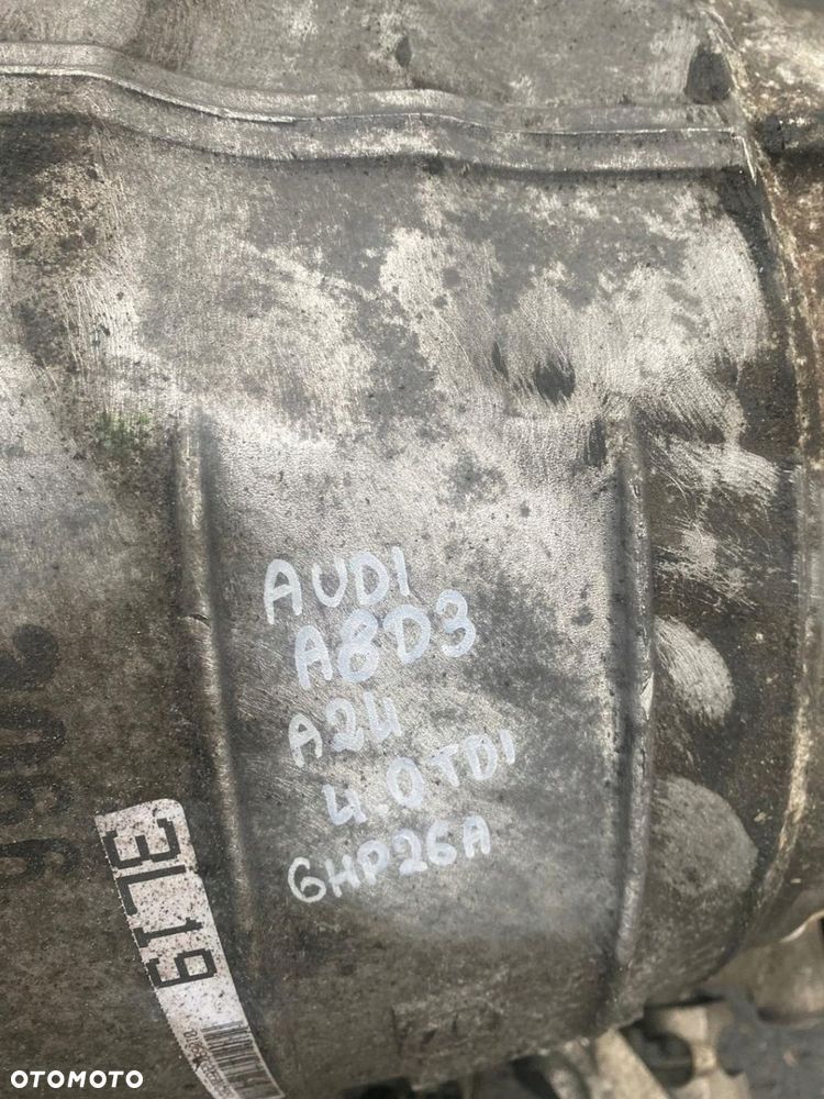 SKRZYNIA AUTOMATYCZNA BIEGÓW AUDI A8 D3 4.0 TDI QUATRO 6HP26A - 5