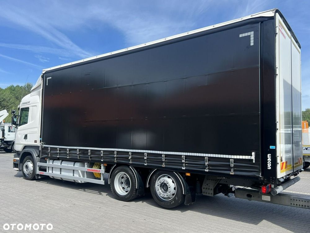 Scania R410 bez EGR Zabudowy Wecon 120m Dach Podnoszony  Zestaw Tandem - 40