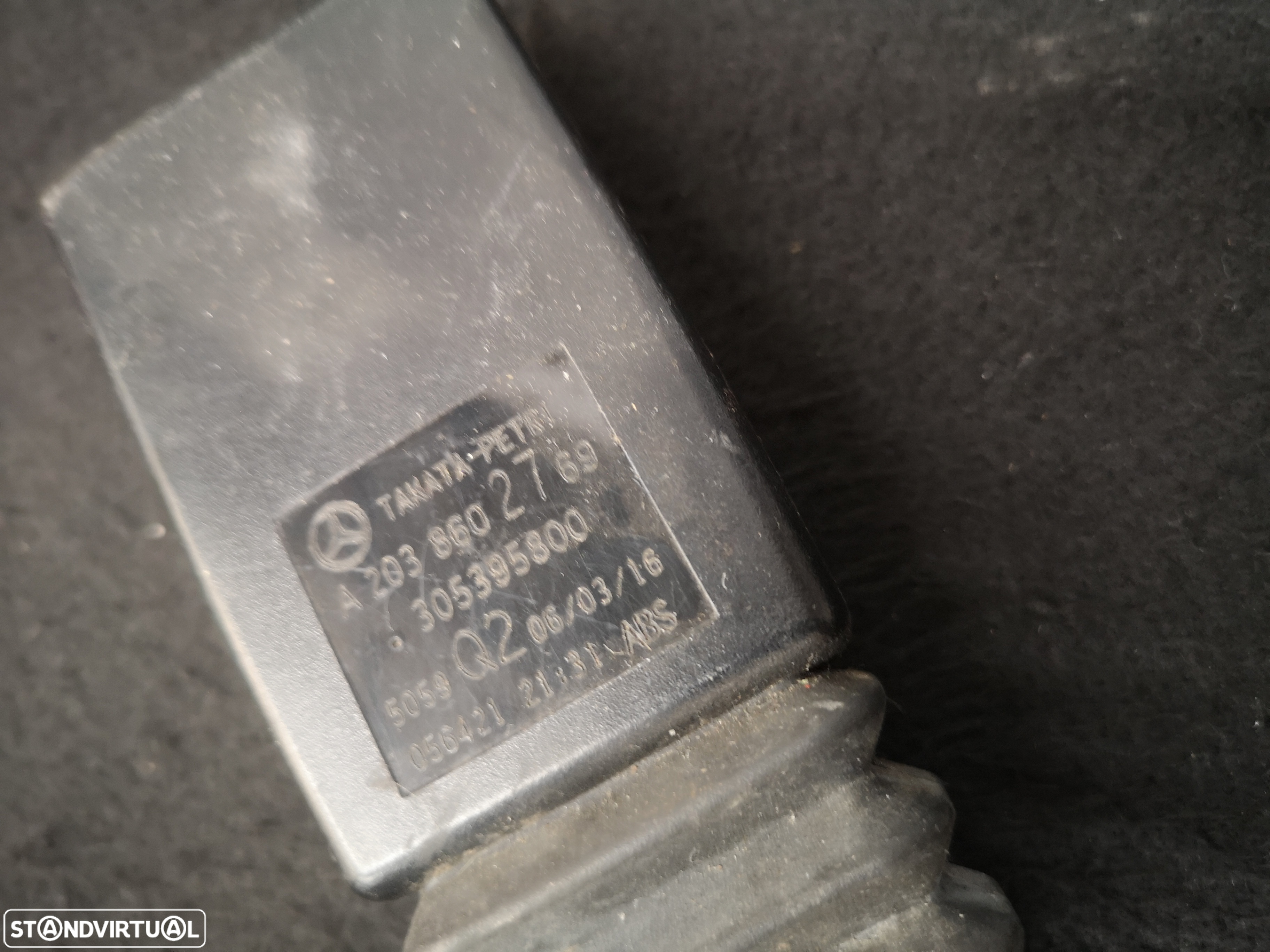 Cinto de Segurança frente esquerda  Pre-Tensor Mercedes w203 sport coupe 2002+ - 4