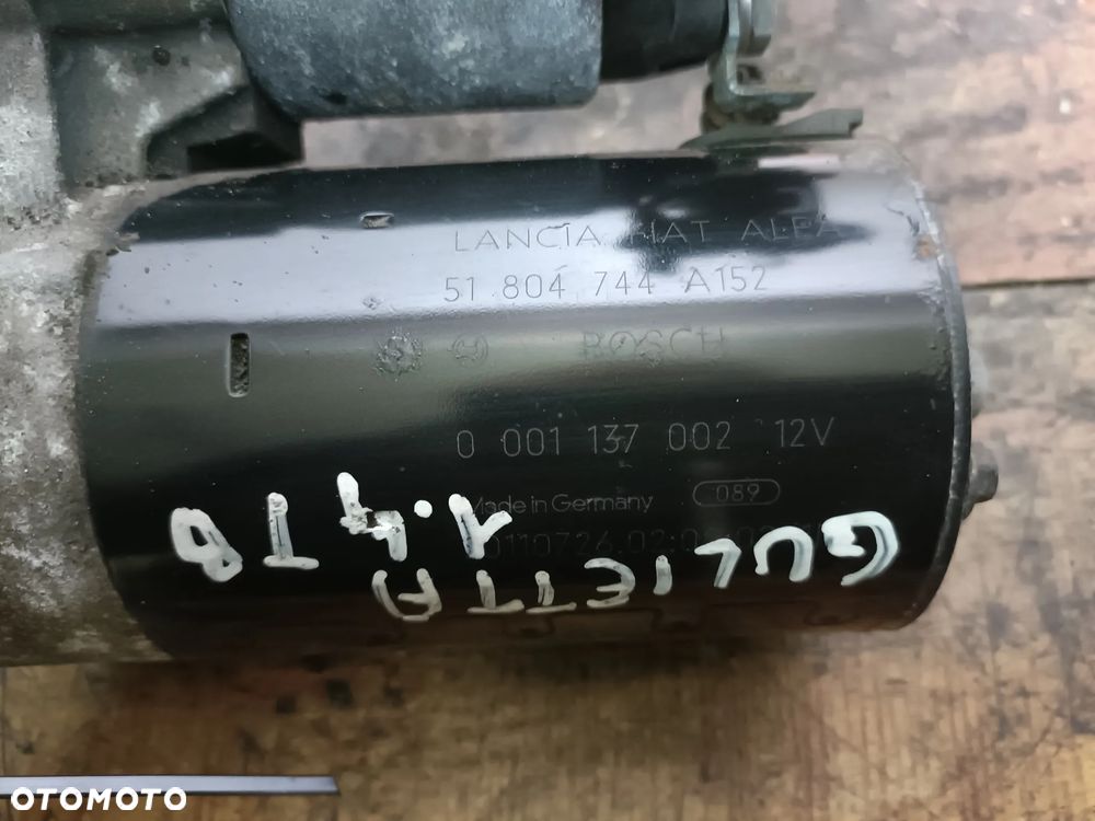 ALFA ROMEO GIULIETTA II 10-16 1,4 TB rozrusznik BOSCH 0001137002 * - 6