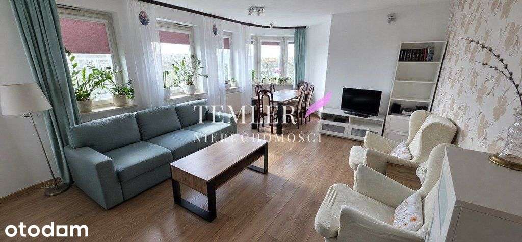 55m2, 3 pok, widok na jezioro Gocławskie