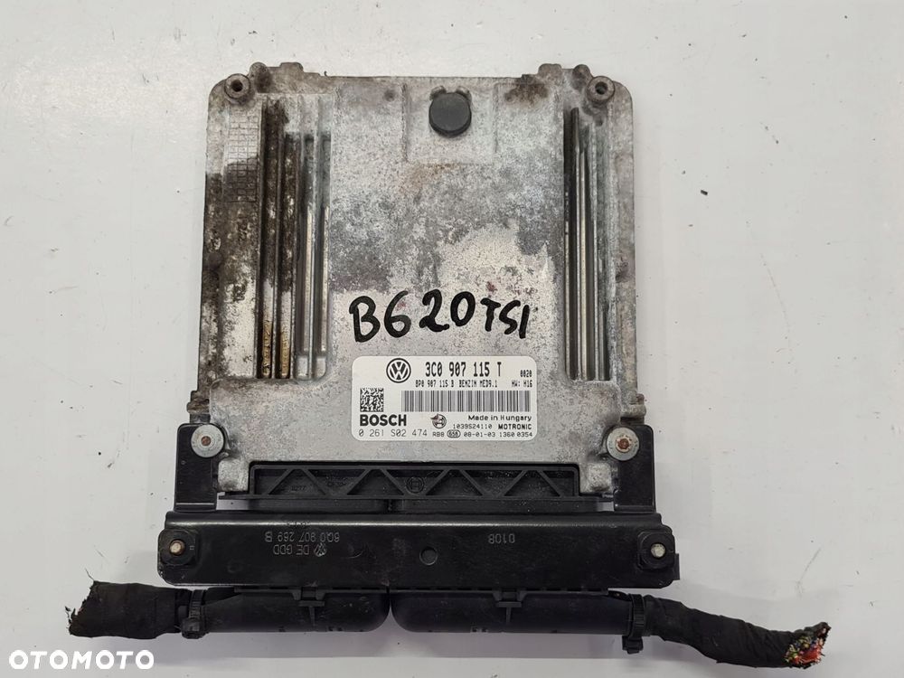 VW PASSAT B6 STEROWNIK SILNIKA 2.0TSI 3C0907115T - 1