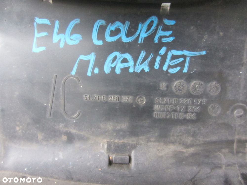 kierownica powietrza wlot bmw 3 e46 coupe cabrio 8268371 - 2