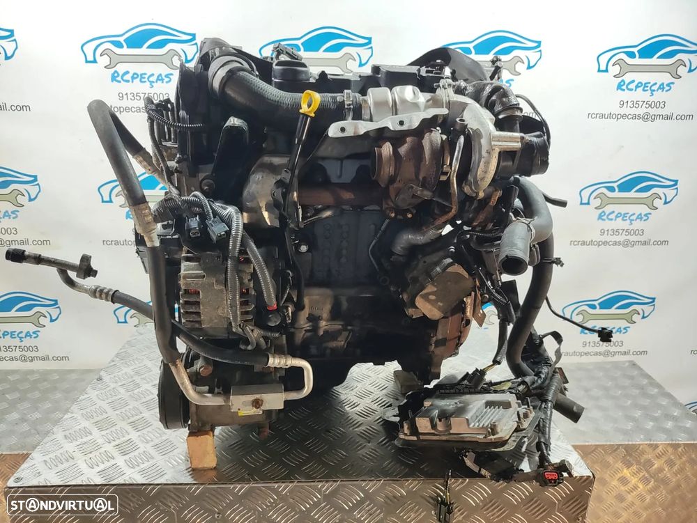 MOTOR COMPLETO 1.4 TDCI 8V 70CV KVJA FORD FIESTA VI 6 MK6 MOTOR ARRANQUE ALTERNADOR BIMASSA COMPRESSOR AR CONDICIONADO BOMBA DIRECAO DIREÇÃO TURBO INJETOR INJETORES - 3