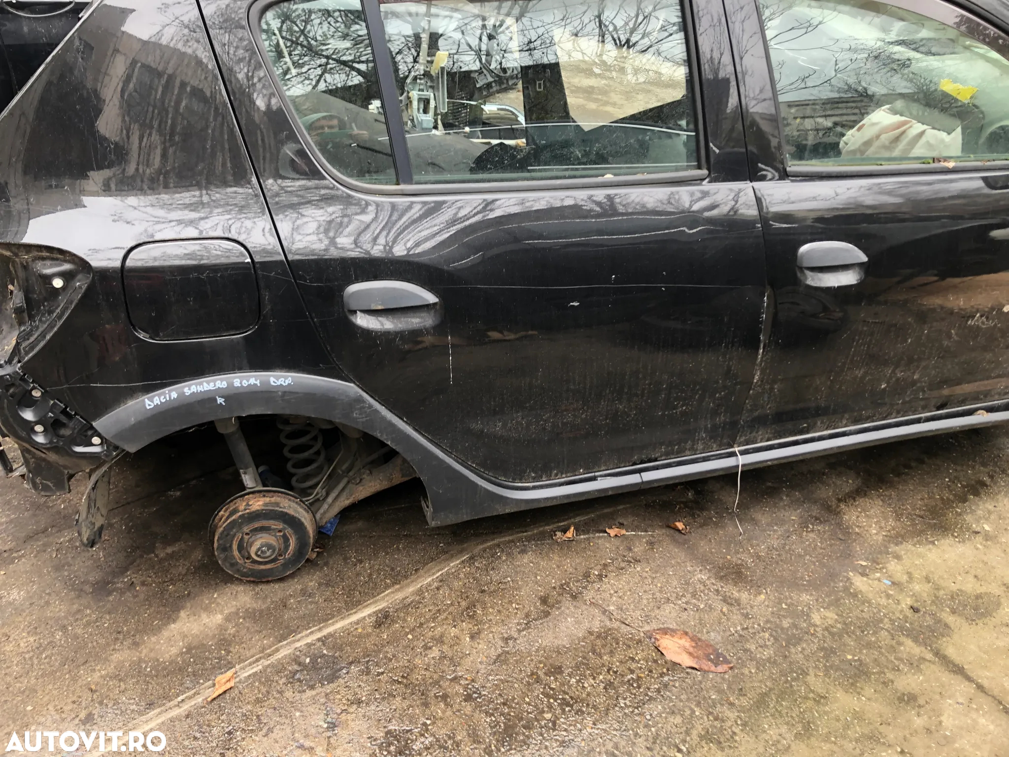 Usa dreapta spate Dacia Sandero 2 2014 negru - 7