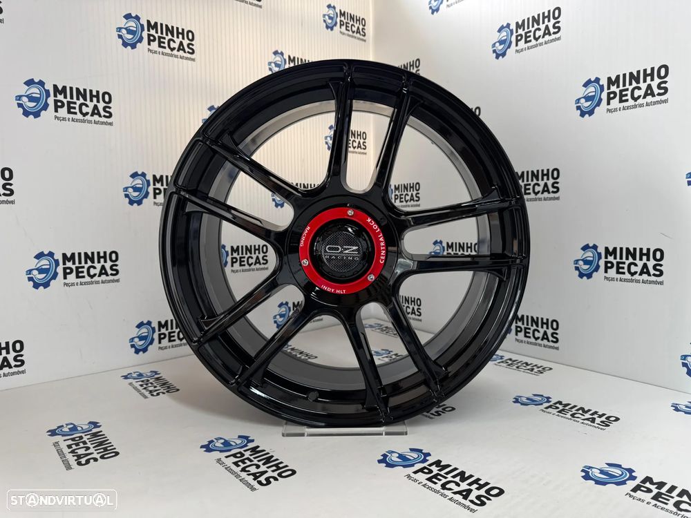 Jantes look OZ Indy HLT em 18 (5x100/5x112) Preto Brilho - 8