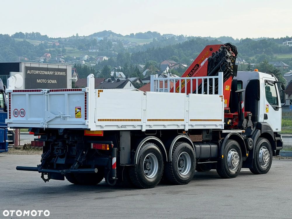 Renault KERAX 420 DCI * WYWROTKA 5,35 m + PALFINGER PK 44 002 + PILOT * 8x4 - 7