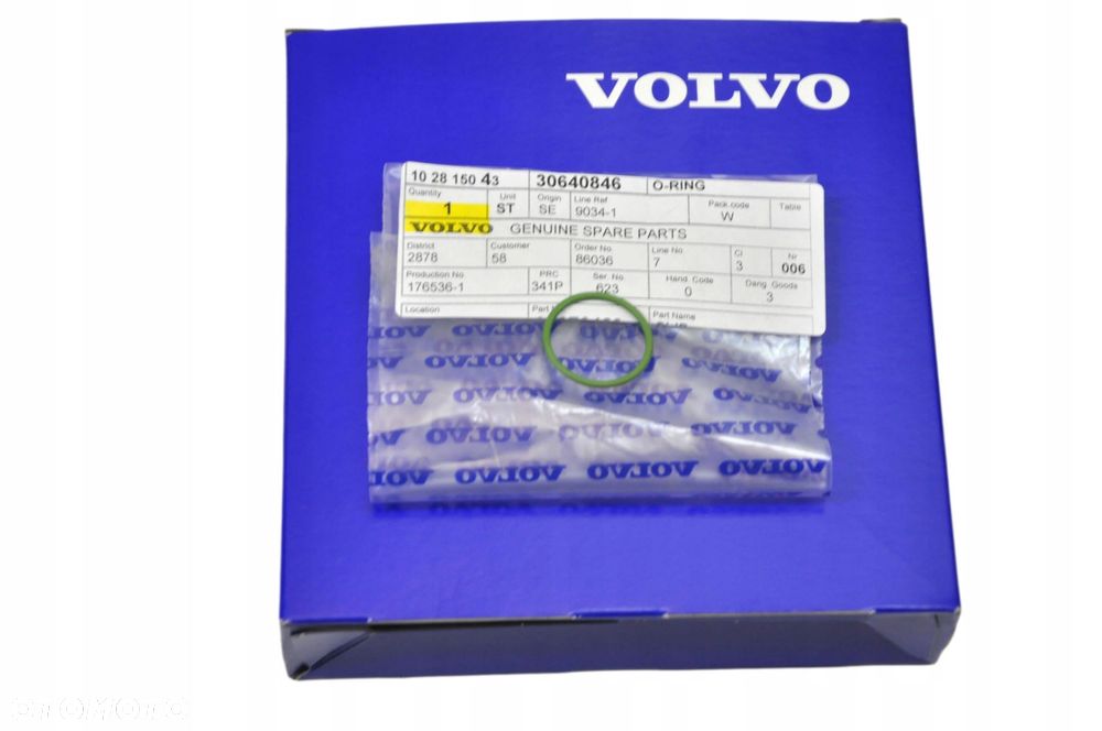 VOLVO V70 XC70 XC60 oring zaworu faz rozrzadu OE 30640846 - 2