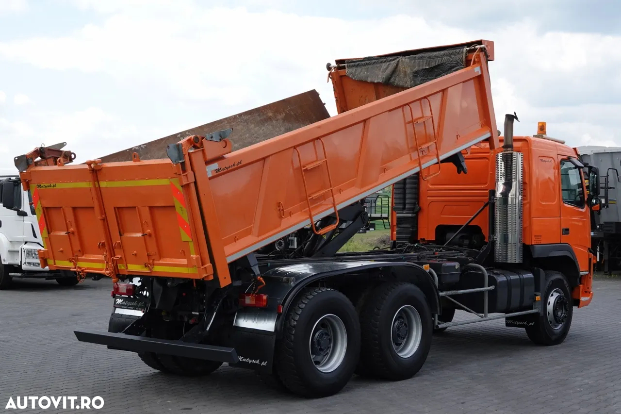 Volvo FM 12.420 / 6x4 / TIPPER / HYDROBLANTA / SPECIAL / CAMION FATA / BORDMATIC / MANUAL / IMPORTAT - 3