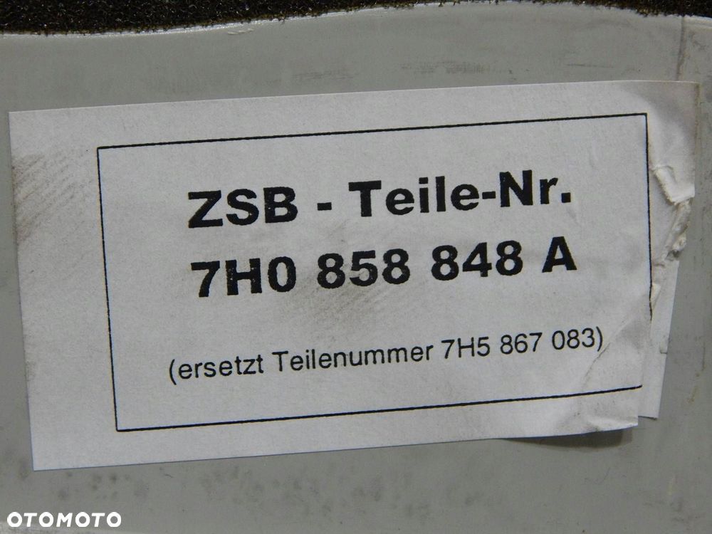 vw t5 multivan kratka nawiewu mocowanie lampka podsufitki listwa komplet - 7