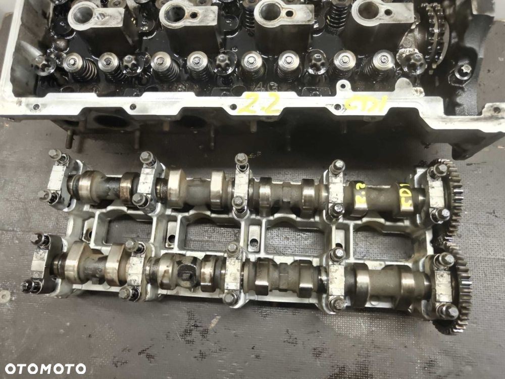 Mercedes 00-09 2.2 diesel GŁOWICA SILNIKA WAŁKI a110105020 r6110160504 - 3