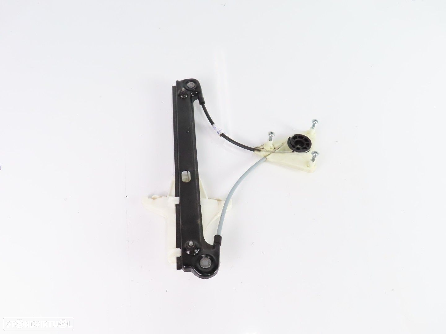 Elevador da Porta sem Motor Esquerdo/Trás Usado / Original VW POLO (6R1, 6C1) 6R... - 2