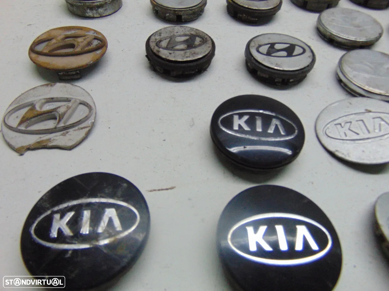 Antigos centros jantes Hyundai/Mazda/Daewoo/Kia/Subaru/Seat/jaguar - 11