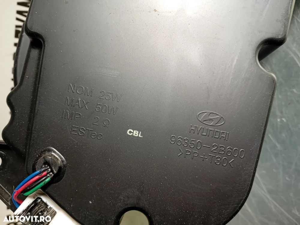 Tub De Bass Subwoofer Hyundai Santa Fe 2 II An 2006-2012 Cod 96350-2B600 - 7