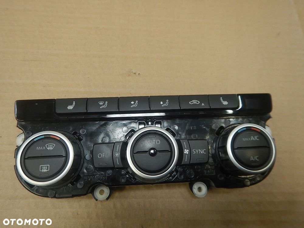 panel klimatyzacji podgrzewanie foteli vw passat b7 3aa907044bb - 2