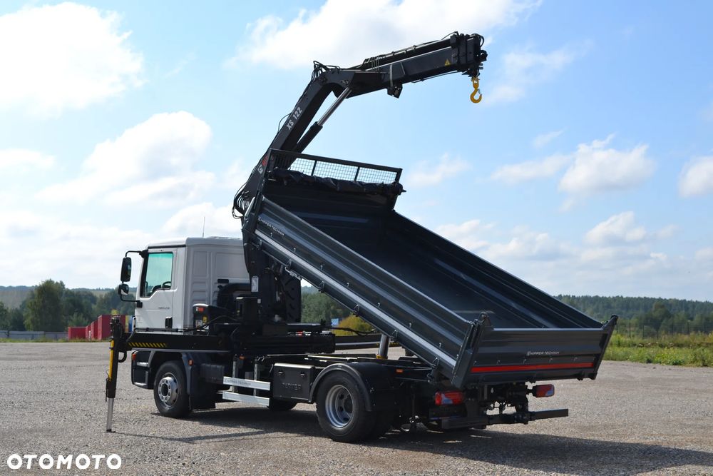 MAN TGM 15.290 18.290 Nowy 3-stronny Wywrot Kiper Wywrotka HDS Żuraw Hiab 099 Sterowanie radiowe Atego Axor Antos TGL - 10