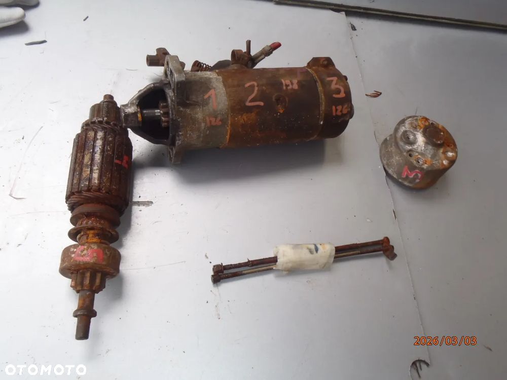 rozrusznik główka stojan szczotkotrzymacz obudowa  śruby z rozrusznika fiat 126p maluch - 6