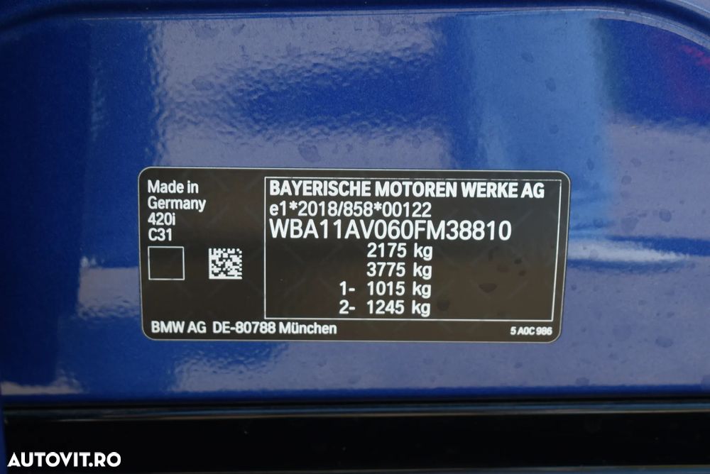 BMW Seria 4 420i Aut. M Sport - 23