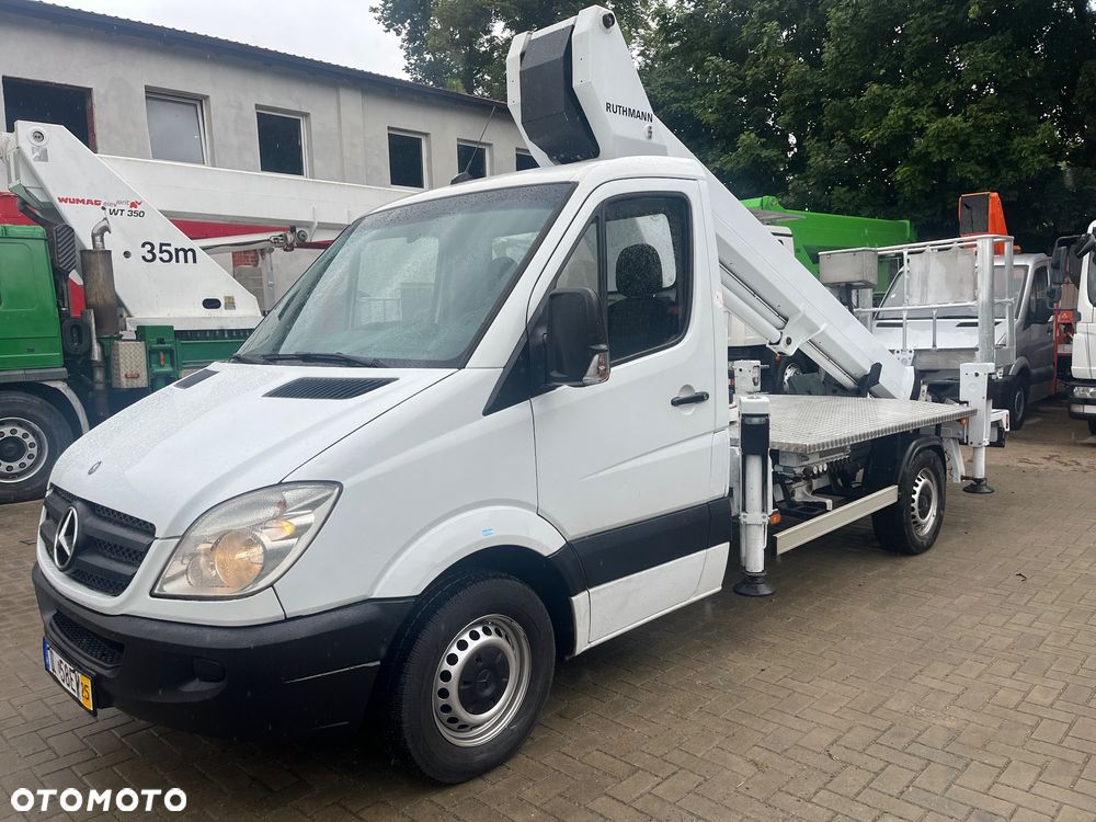 Mercedes-Benz Podnośnik Koszowy Zwyżka Klima Ruthmann TB220 22 metry 14 w Bok Udt jak Wumag Multitel Gsr - 30