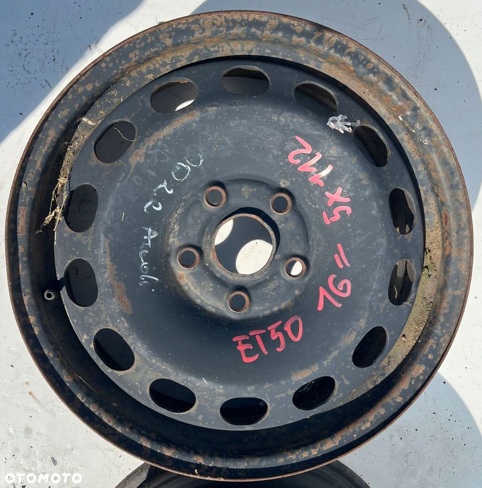 audi felgi stalowe 6jx16h2 et50 5x112 - 2