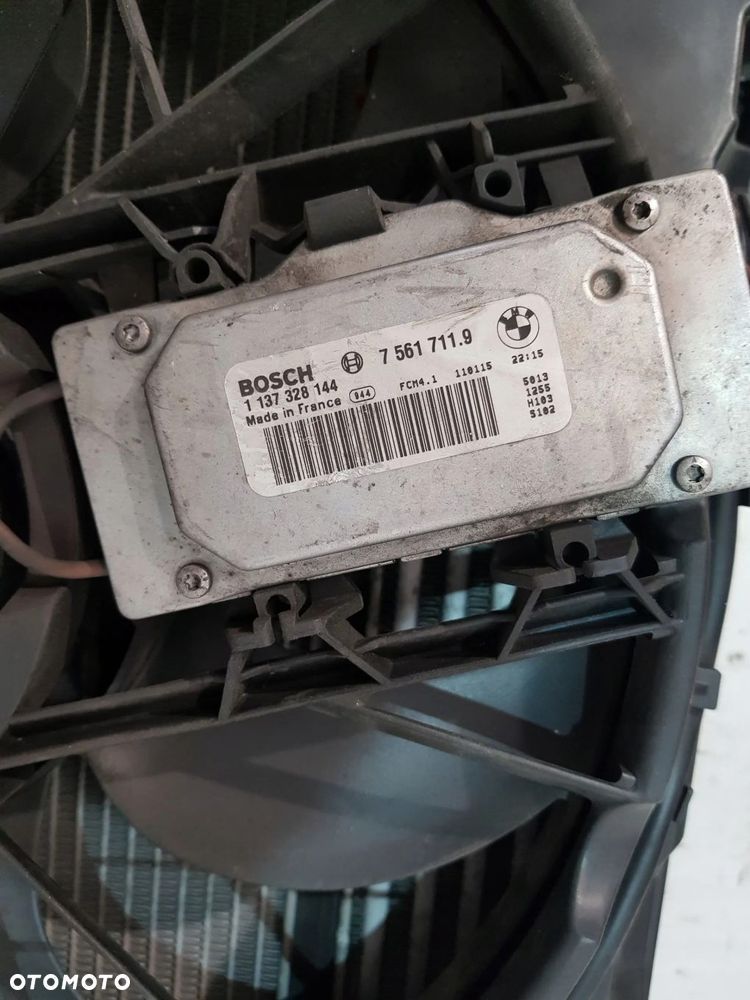 KOMPLET CHŁODNIC WENTYLATOR 7801993 BMW E87 E90 E91 2.0D - 12