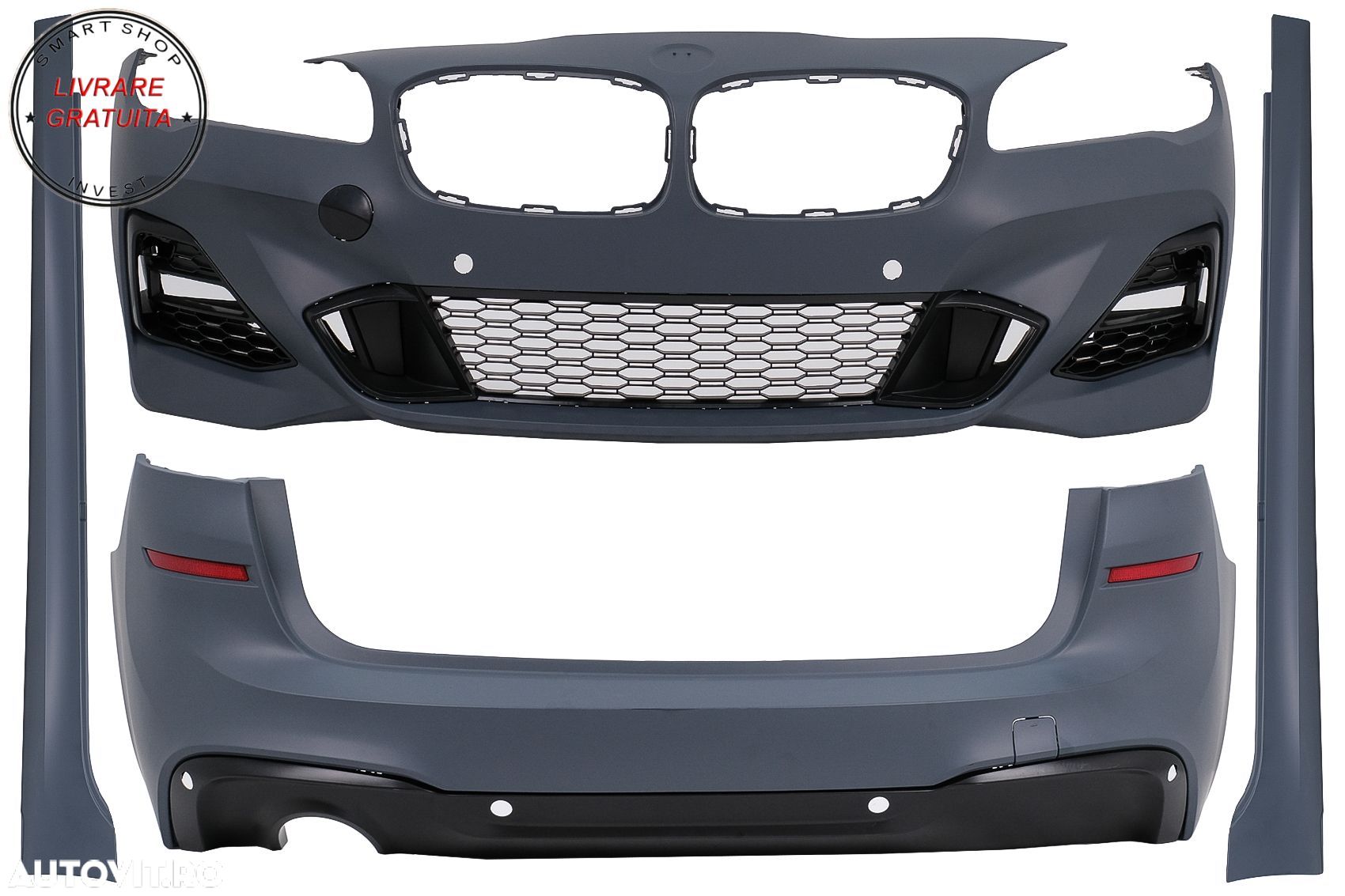 Pachet Exterior BMW Seria 2 F46 LCI Gran Tourer (05.2017-12.2019) M-Technik Design- livrare gratuita - 1
